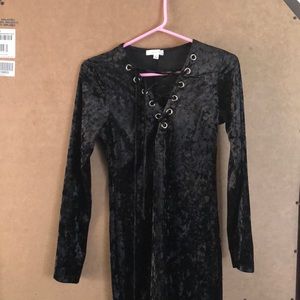 Knee Length Black Dress